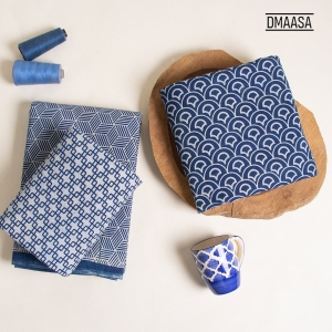 Dive into Style: DMAASA's Indigo Blue Fabrics Ignite the Hottest Fashion Wave